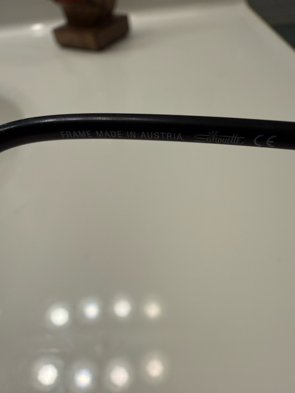 Silhouette Rimless Glasses with Silver Frames - Picture 5 of 5